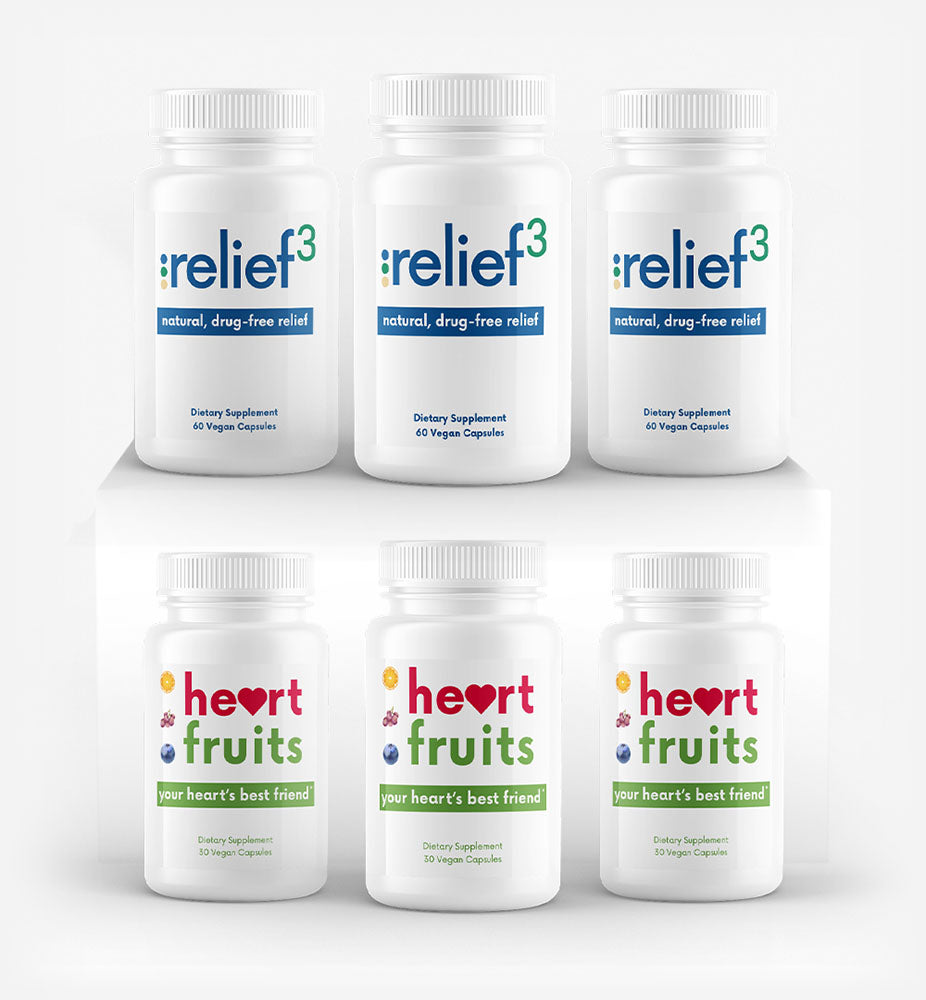 Relief3 Quarterly Subscription with HeartFruits
