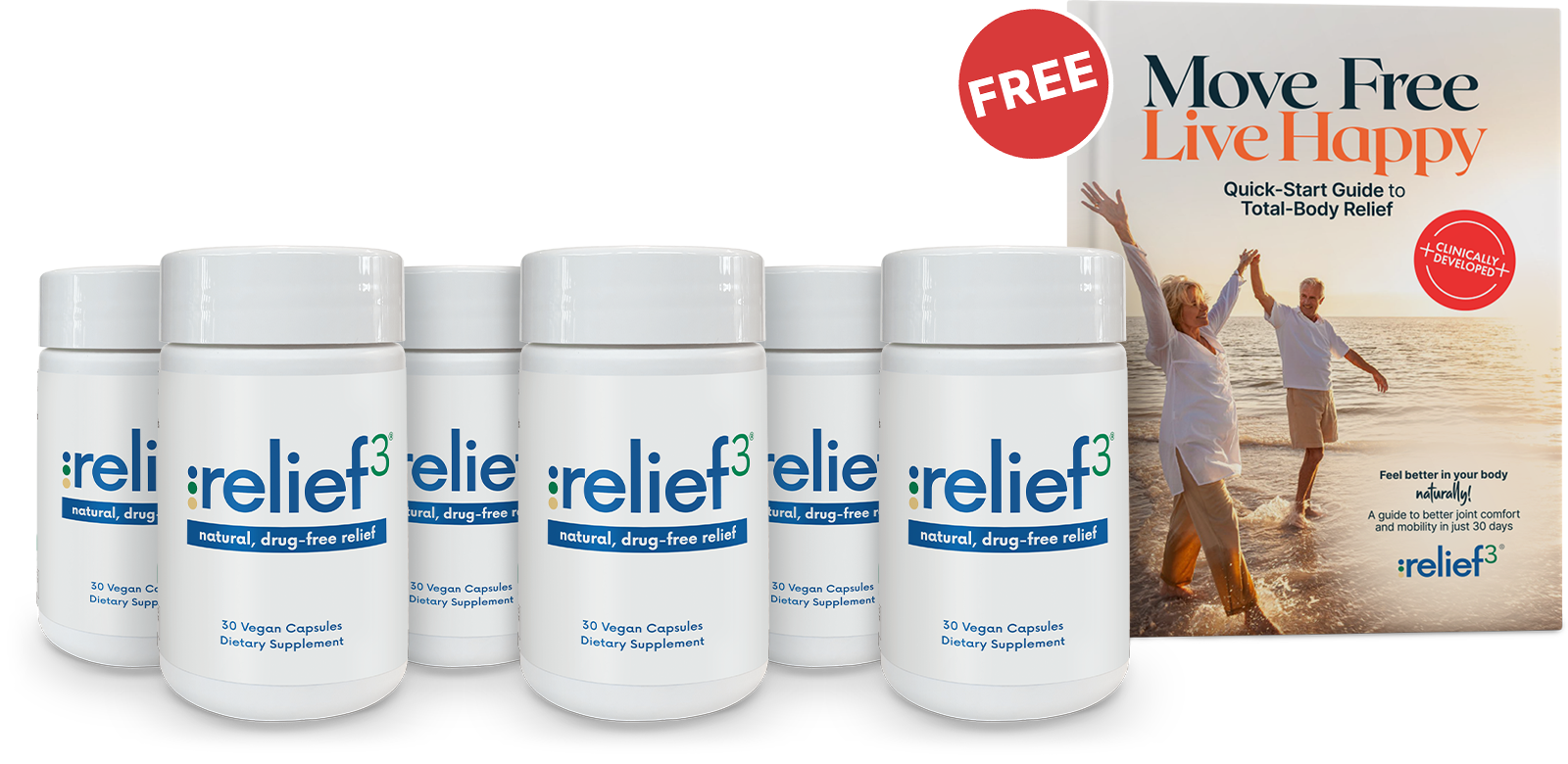 Relief3 6 Bottle Bundle